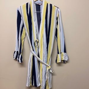 La Vie En Rose striped Viscose 100% wrap